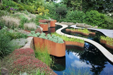 Prix ​​de la Society of Garden Designers - Ian Kitson FSGD - Gagnant conjoint du prix résidentiel moyen - SGD Awards 2017