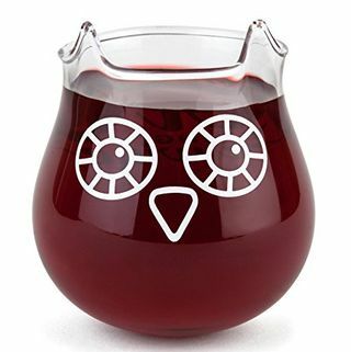 Verre à vin sans pied hibou