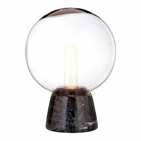 Lampe globe Farah en noir