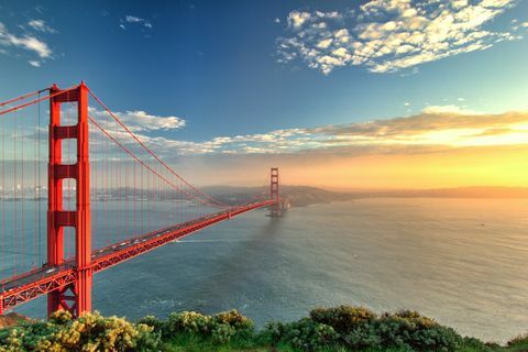 Le Golden Gate Bridge San Francisco, Californie.