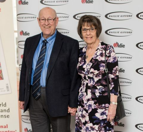 Gogglebox stars Leon et June Bernicoff aux Oldie Of The Year Awards à Londres