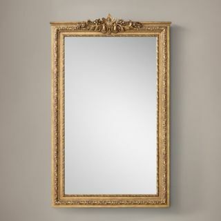 Miroir doré Fleur-De-Lys - 35 "L x 56" H; 90,5 lb