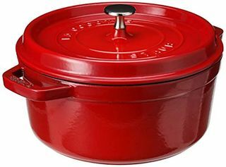 Cocotte ronde en fonte Staub, 4 pintes, cerise -