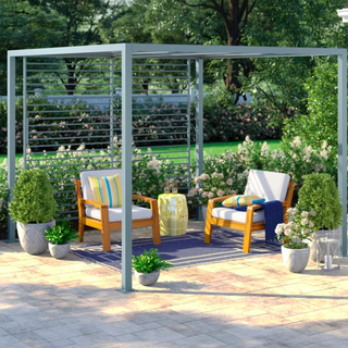 Pergola en métal 2,8 x 2,8 m Bradenville