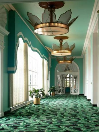 Le greenbrier resort dorothy draper carleton varney prévisions de tendances de couleur white sulphur springs west virginia