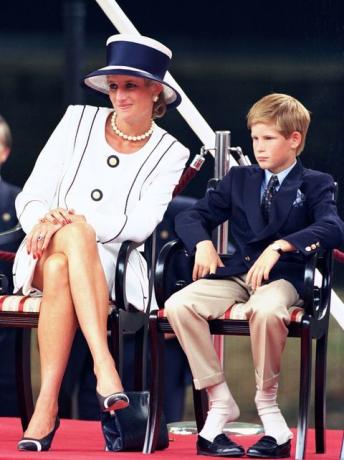 la princesse diana et le prince harry