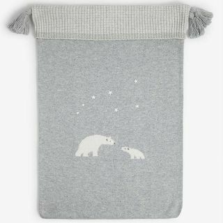Lumi ours polaire tissé sac cadeau 70cm