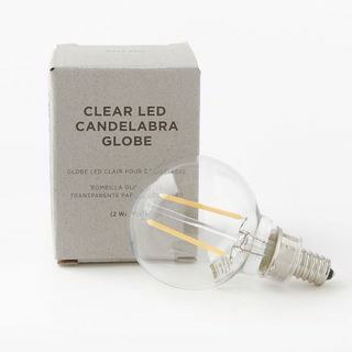 Ampoule Globe Candélabre LED Clair