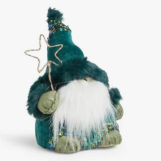 Gemstone Forest Santa Gonk avec baguette, vert