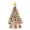 Cet arbre de Noël en céramique dorée ajoutera une touche de brillance à votre décor