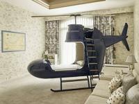 Le lit pour enfants sur le thème d'un hélicoptère de luxe coûtera au moins £ 35k