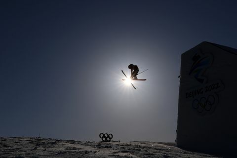 ski acrobatique beijing 2022 jeux olympiques d'hiver jour 1 entraînement big air