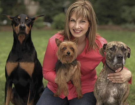 kathy santo avec des chiens