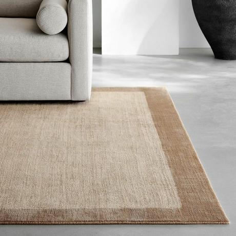 Tapis Laval Bordure Taupe