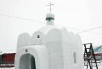 Église de neige en Russie