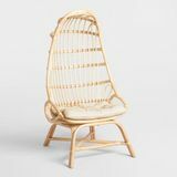 Chaise Cocon Fallon en Rotin Naturel