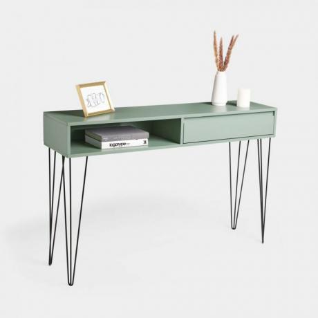 Table console Jensen vert pâle