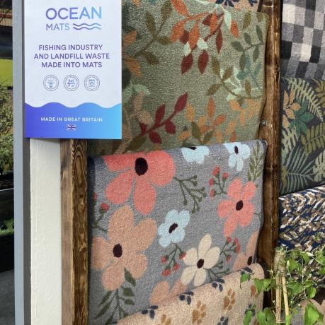 chelsea flower show 2022 gamme de tapis océan par atlantic mats