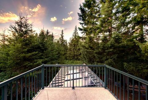 terrasse sur le toit de la maison minuscule oregon