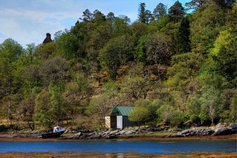 Château de Glenborrodale, Ecosse à vendre avec deux îles