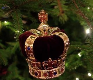 Ornement de couronne Sapin de Noël de Buckingham Palace