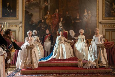 la reine charlotte à bridgerton, filmée à wilton house