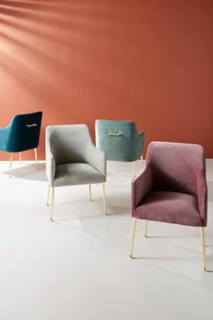 Velvet Elowen Armchair [RÉGULIER]