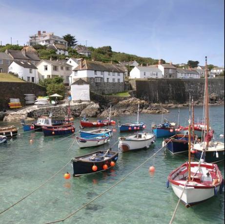 Coverack cornwall england uk un village de pêcheurs côtier à l'est de la péninsule du Lézard 9 milles au sud de falmouth