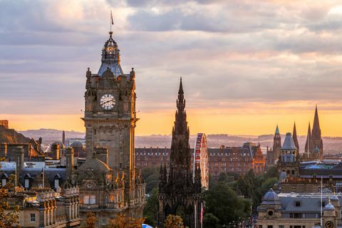 Édimbourg Skyline, Balmoral Clocktower, Écosse