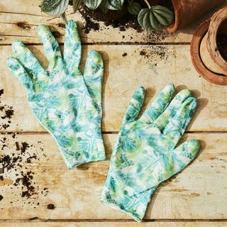 Gants de jardinage floral