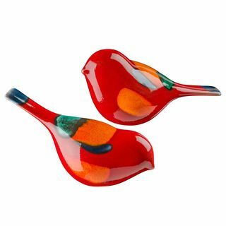 Volcano Birds, lot de 2, rouge/multi