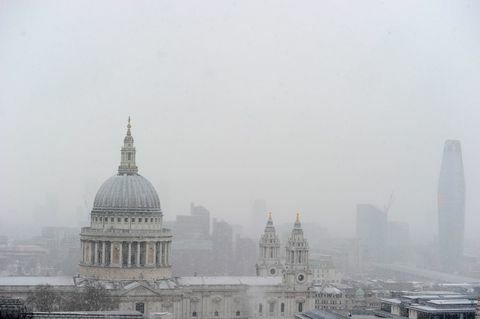 Royaume-Uni météo neige à Londres