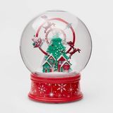 Grande figurine décorative de boule de neige animée de 11,4 po