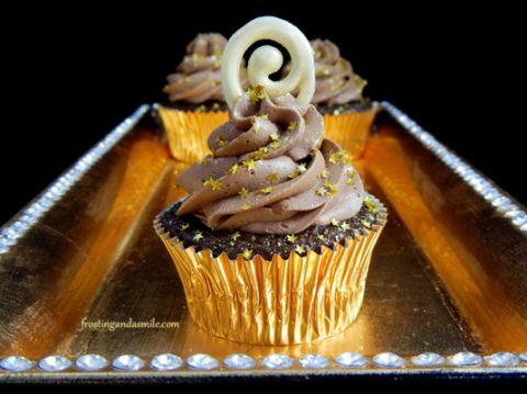 cupcakes au chocolat au champagne