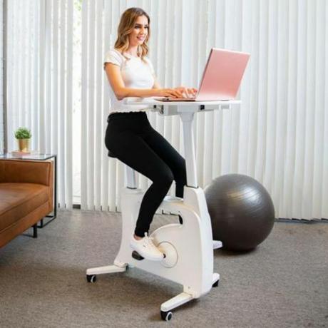 station de travail vélo de vélo d'intérieur flexispot desk