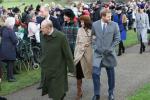 Meghan Markle et le prince Harry fréquentent l'église le jour de Noël