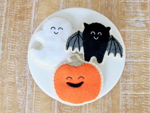 Jouets d'Halloween en feutre