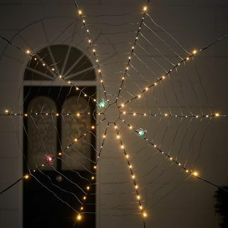 100 LED Light Up Spider Web