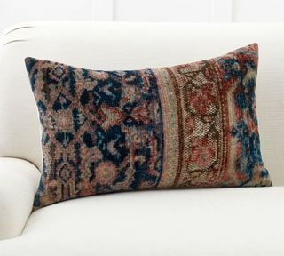 Housse de coussin lombaire en velours Amaya