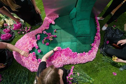 Bull Ring Gate au Chelsea Flower Show en cours