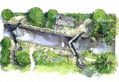 Le Welcome to Yorkshire Garden, Show Garden, conçu par Mark Gregory, parrainé par Welcome to Yorkshire, RHS Chelsea Flower Show 2019