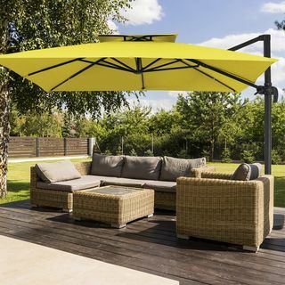 Parasol carré en porte-à-faux 132'' Siu