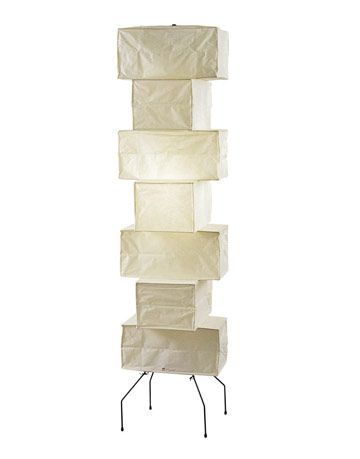 lampadaire en papier