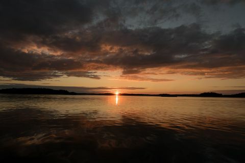 île supershe - Finlande - coucher de soleil