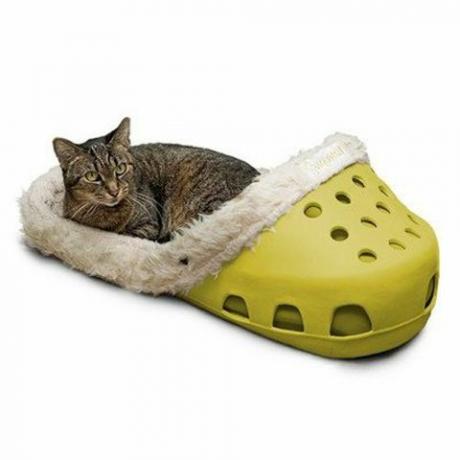 Lit pour animaux en forme de croco