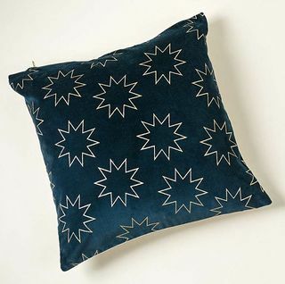 Coussin Foiled Star Navy