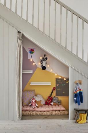 comment créer une chambre fraîche sous l'escalier pour les enfants