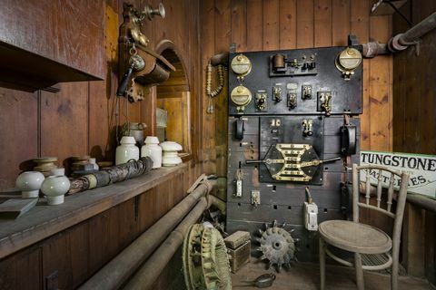 Bureau du gardien de la lumière électrique à Cragside, Northumberland