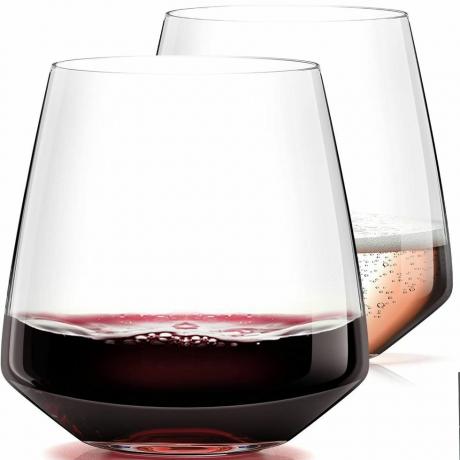 Verres à vin sans pied, ensemble de 4