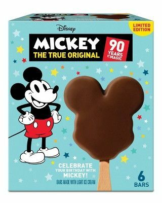 Barres de crème glacée Disney Mickey Mouse